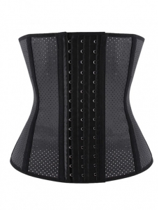 Black Holes 9 Steel Bone Latex Fitness Waist Cincher