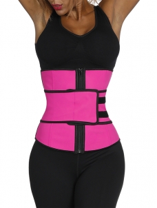 Latex Waist Belt Sticker With Zip Trainer