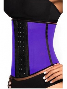 Purple 4 Bones Latex Weight Loss Waist Cincher