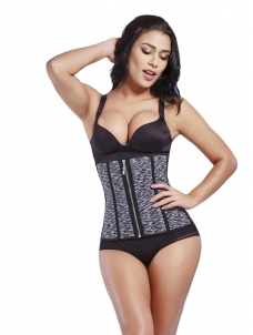 Black Underbust Queen Size Waist Training Burst