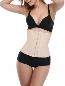 White Latex 9 Steel Bone Waist Trainer