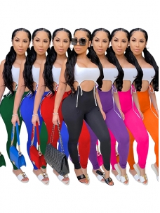 Women Sexy Short Sleeve Jumpsuit