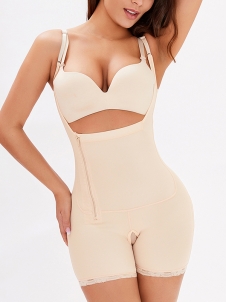 Sexy Apricot Women Shapewear Underwear