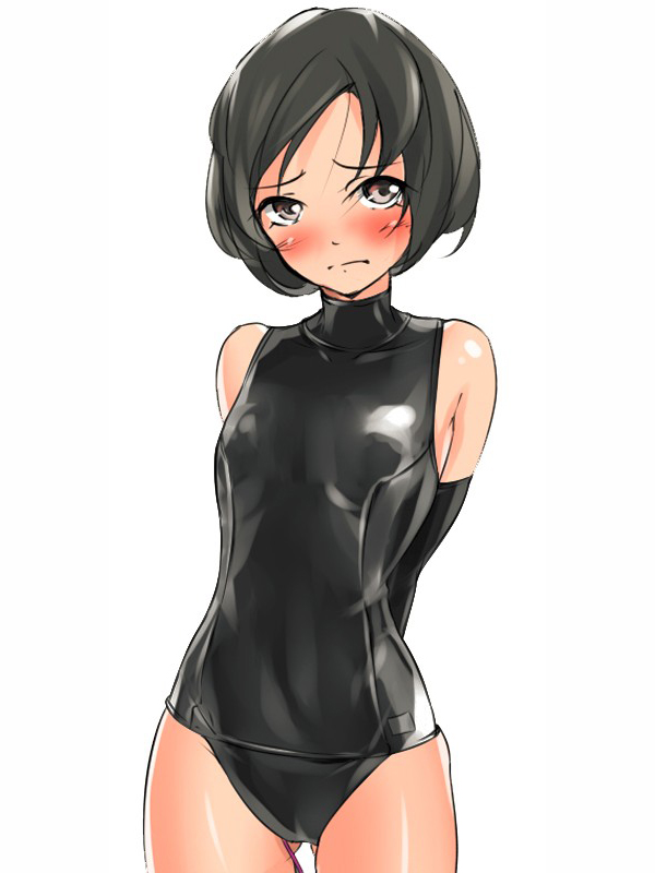 Black Red Women Sleeveless Bodysuit