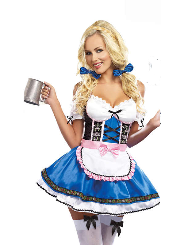 Women Beer Girl Costume Fancy Dress