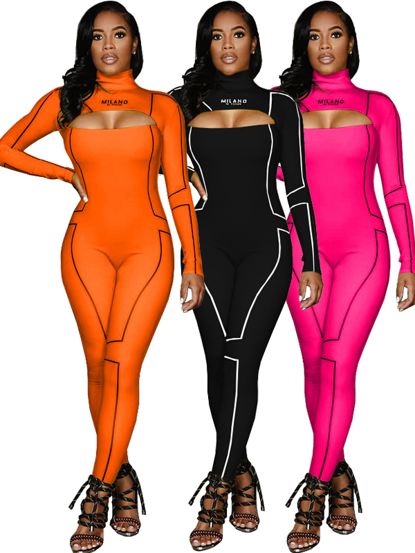 Women Long Sleeve Jumpsuit