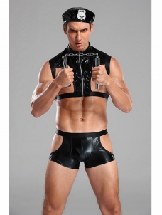Men Police Sexy Costume (including lingerie, hat)