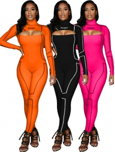 Women Long Sleeve Jumpsuit