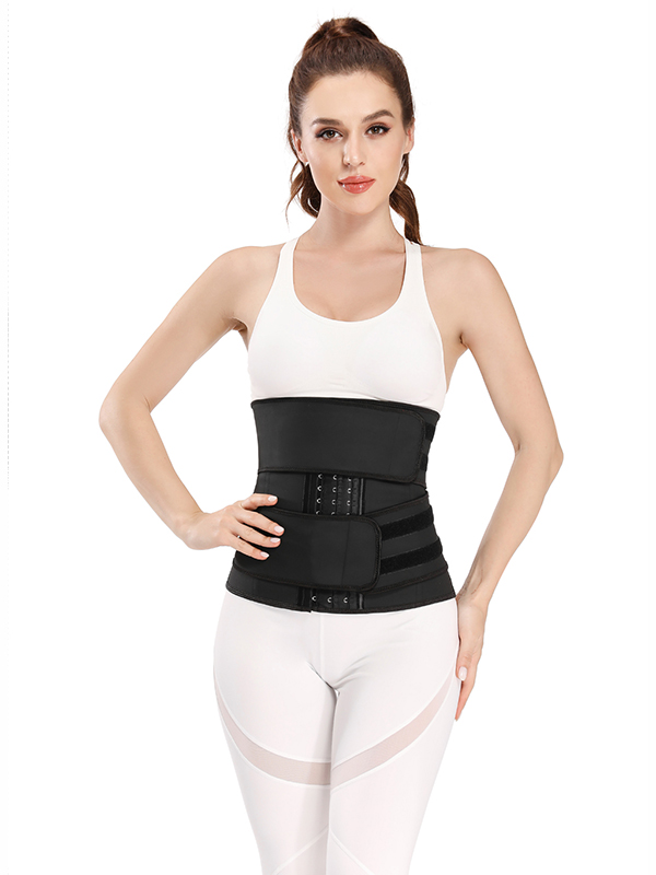 9 Steel Bones Latex Waist Trainer