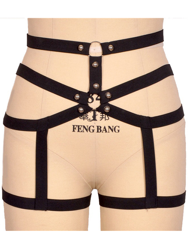 Pu Leather Harness Belt Set