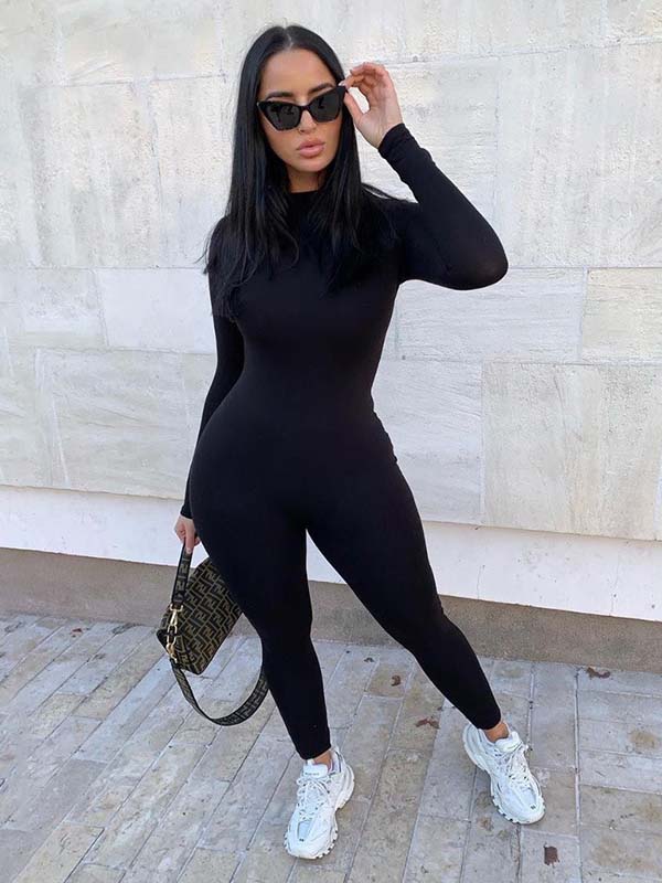 Women Long Sleeve Jumpsuit