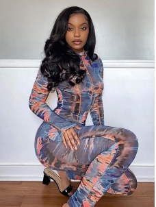 Women Long Sleeve Jumpsuit