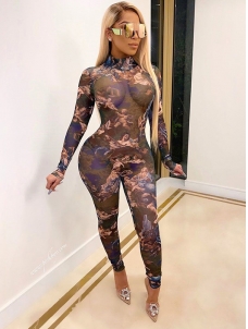 Women Sexy Long Sleeve Jumpsuit