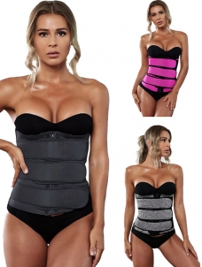 Sticker Latex Three-Belt Waist Trainer