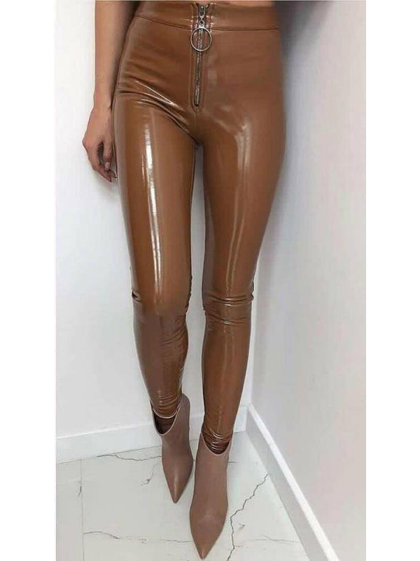 3 Colors Women Tight Vinyl Legging