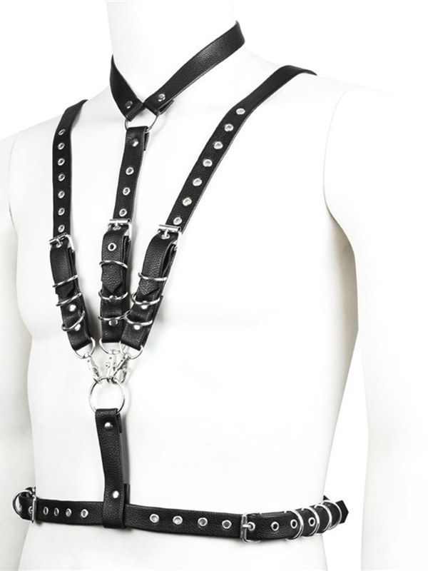 Leather Kink outfit Mens
