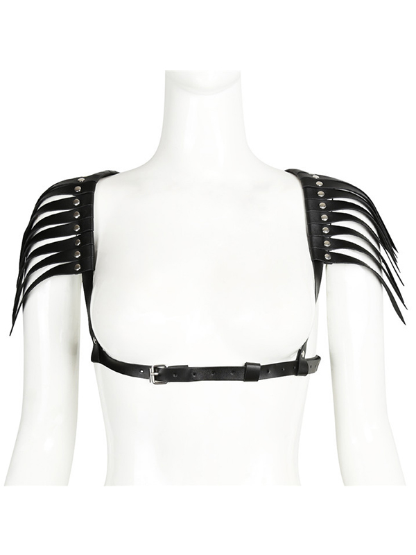 Pu Leather Harness Belt Set