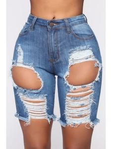 Women Fashion Short Denim Trousers