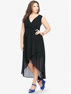 XXL-6XL Chiffon Dress