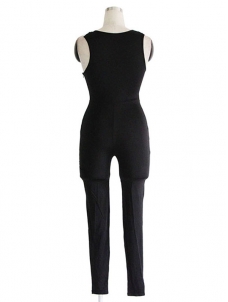 Sexy Black Onesies Bodycon Jumpsuits