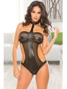 Women Vinly Lingerie Bodysuit