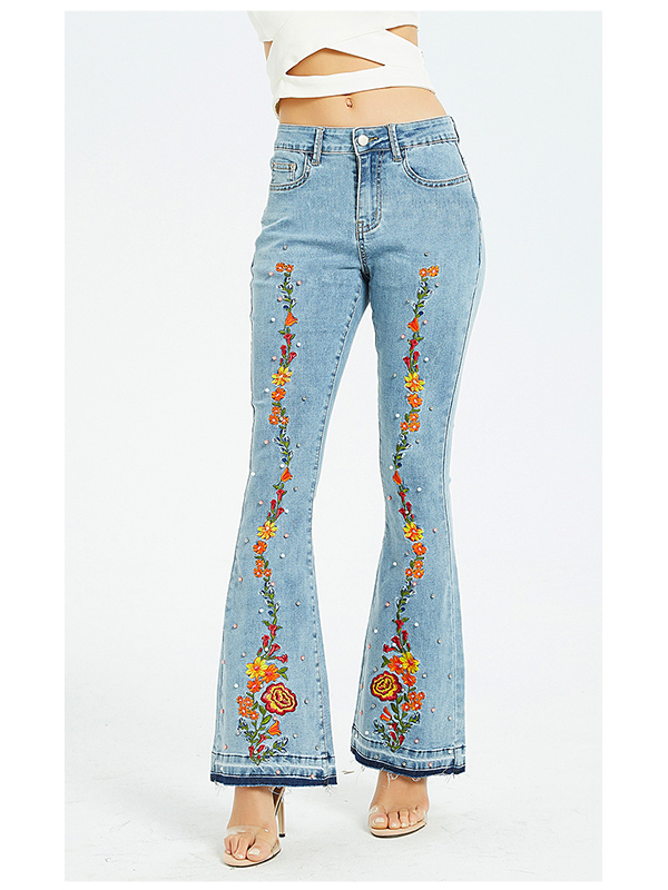 Women Long Fashion Denim Pants