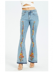 Women Long Fashion Denim Pants