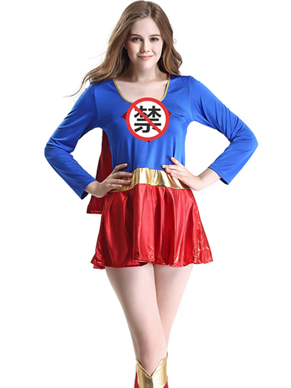 Sexy Superwomen Halloween Costume (including fancy dress)