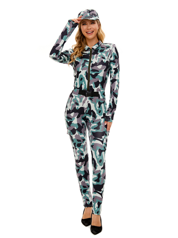 Women Camouflage International Costume