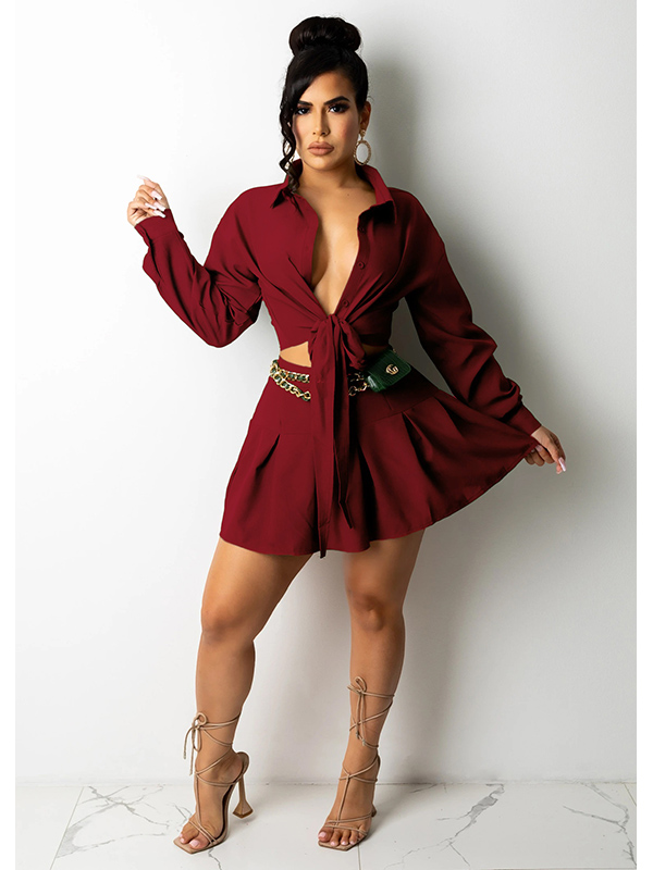 Women Sexy Mini Long Sleeve Dress