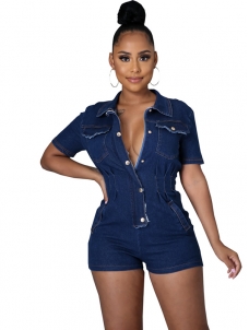 Women Jeans Short Romper