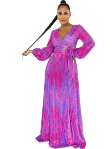 Women Long Sleeve Maxi Dress