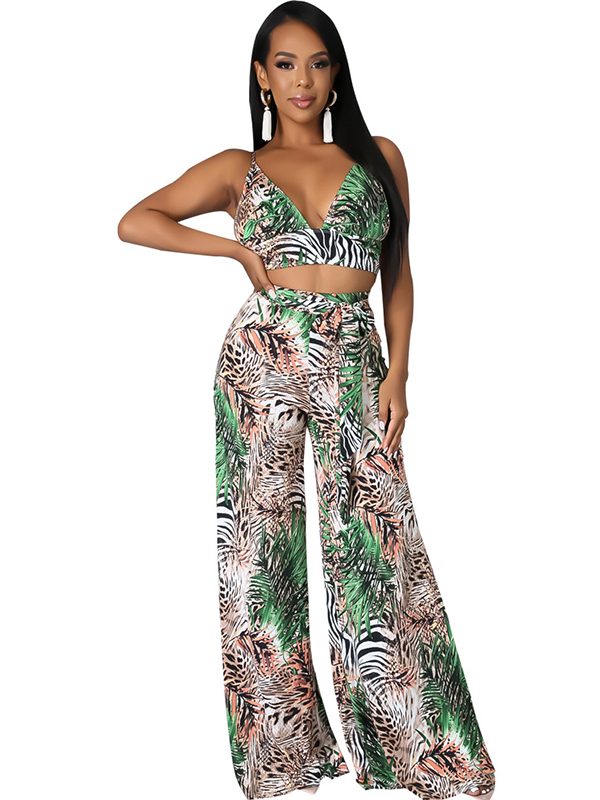 Women Sleeveless Sexy Backless Jumpsuit