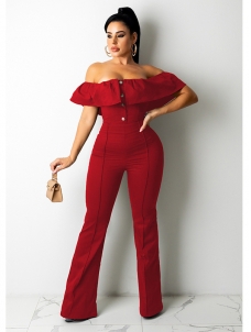 Women Off Shoulder Jumpsuit