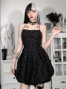 Women Gothic Summer Cropped Dress