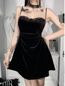 Women Gothic Summer Cropped Dress