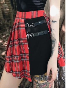 Women Gothic Summer Cropped Skirt