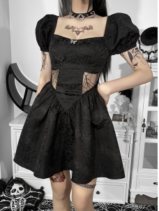 Women Gothic Summer Cropped Dress