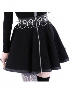 Women Gothic Summer Cropped Skirt