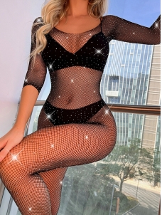 Women Sexy Vinyl Body Stocking