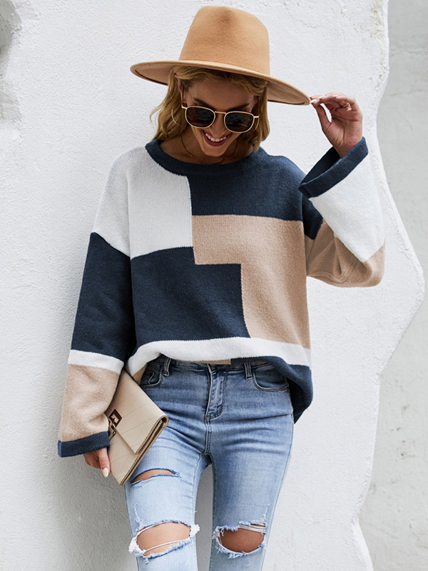 Women Long Sleeve Sweater Tops