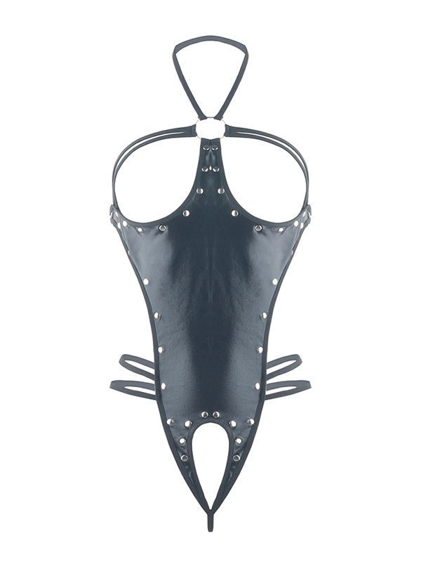Fetish Cupless & Crotchless Teddy