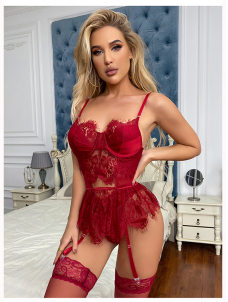 Women Sexy Bra Lace Lingerie Set