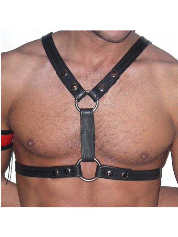 Men Vinyl Body Chest Harness