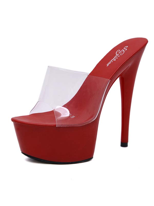 Women Nightclub High Heels Steampunk Slipper