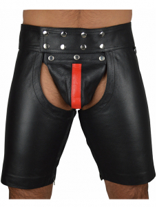 Men Sexy Open Vinyl Trousers