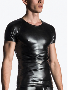 Men Vinyl Sexy Tops Clothing