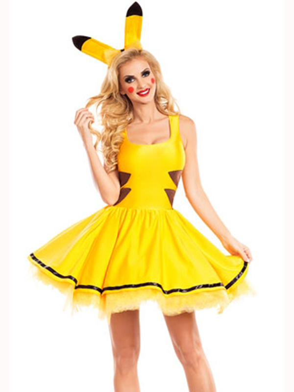 Women Pikachu Halloween Costume (including fancy dress)