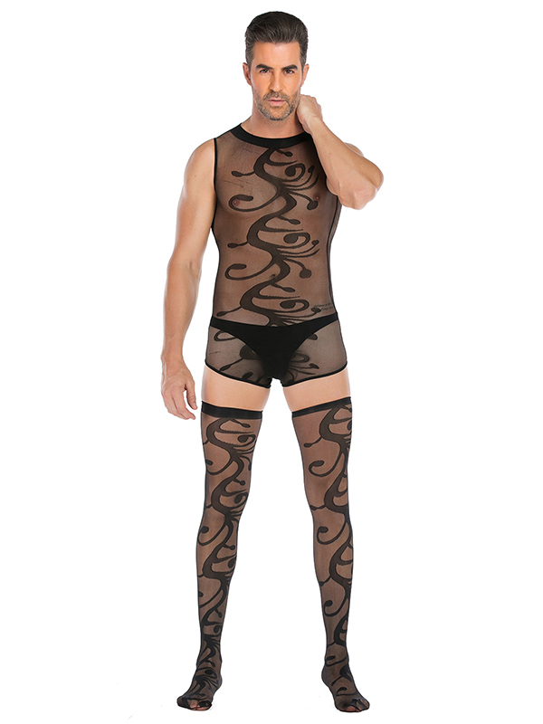 Men Sexy Fishnet Lingerie