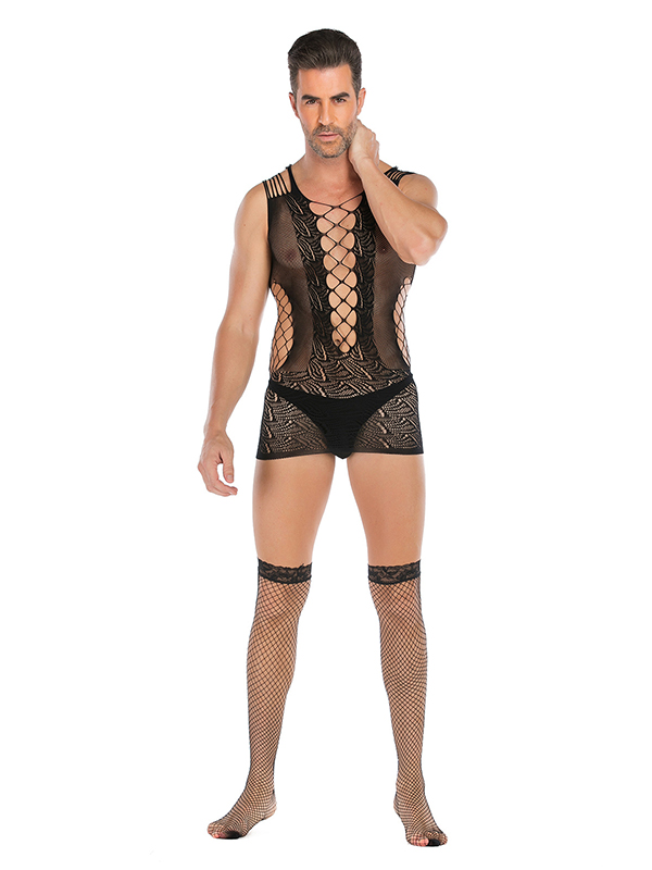 Men Sexy Fishnet Lingerie